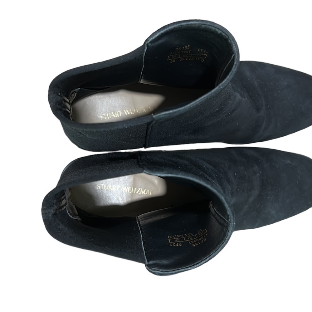 Stuart Weitzman Easyon Reserve suede and neoprene ankle boots Size 5 - Picture 10 of 12